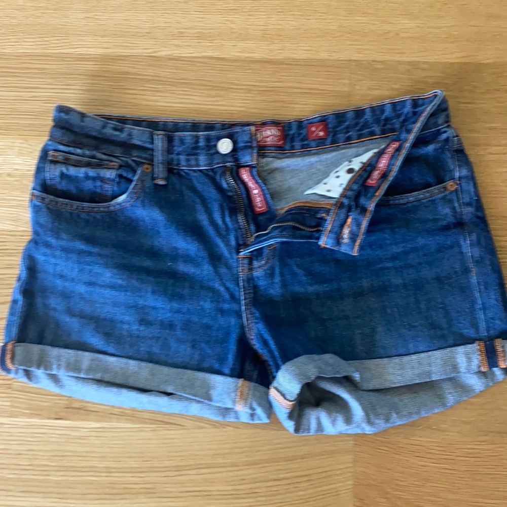 Lucky Brand cuffed denim shorts